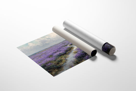 Lavender Paths Lead To Windmills
