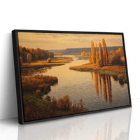 Golden Reflections at Dusk