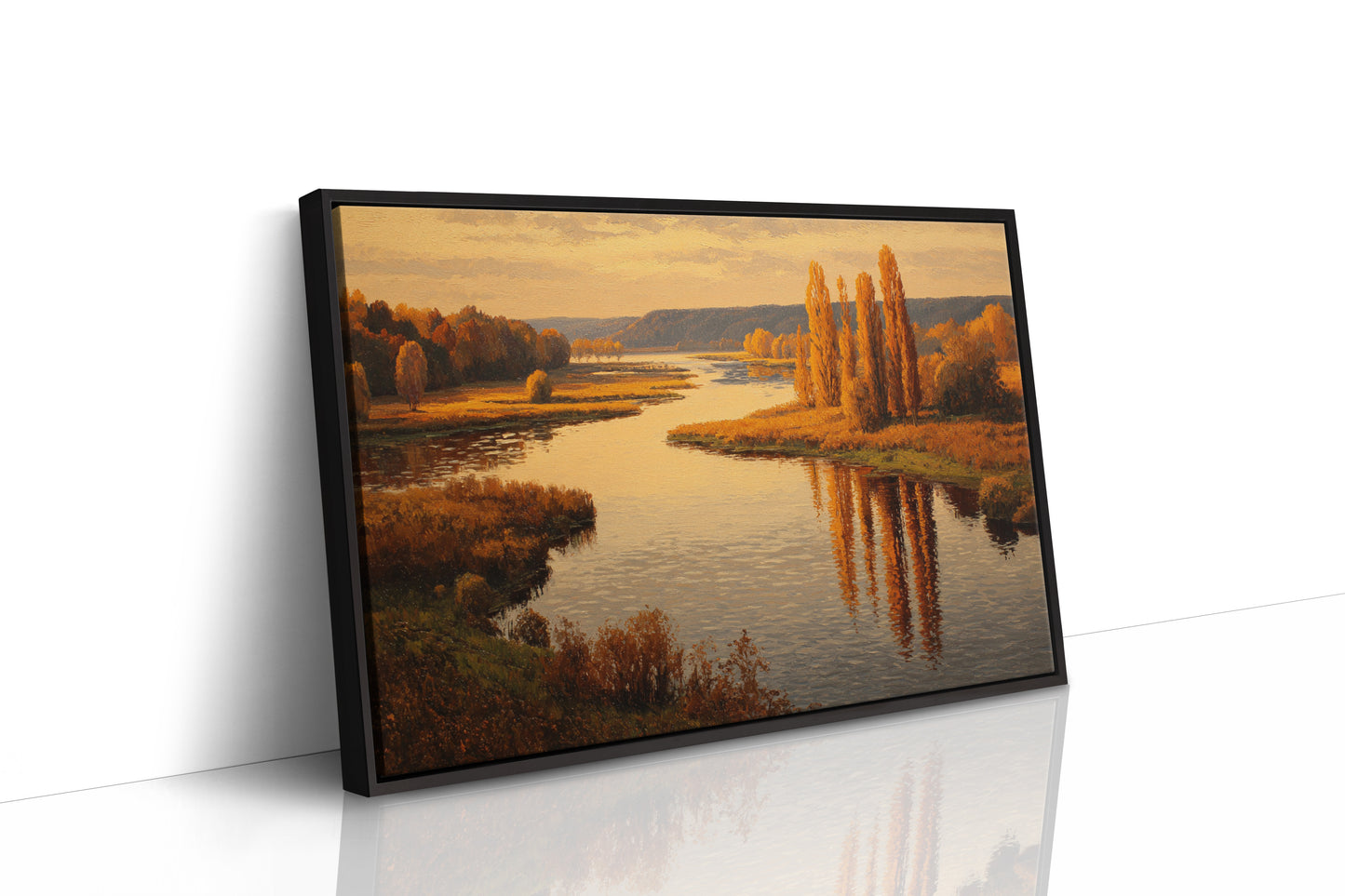 Golden Reflections at Dusk