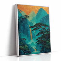 Gold Falls Through Ancient Pines