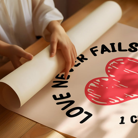Love Never Fails Heart