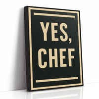 Yes Chef Kitchen Command Print