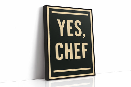 Yes Chef Kitchen Command Print