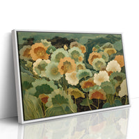 Sunlit Poppies Dance In Jade