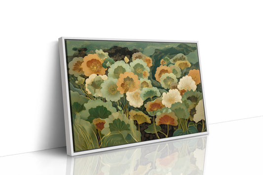 Sunlit Poppies Dance In Jade