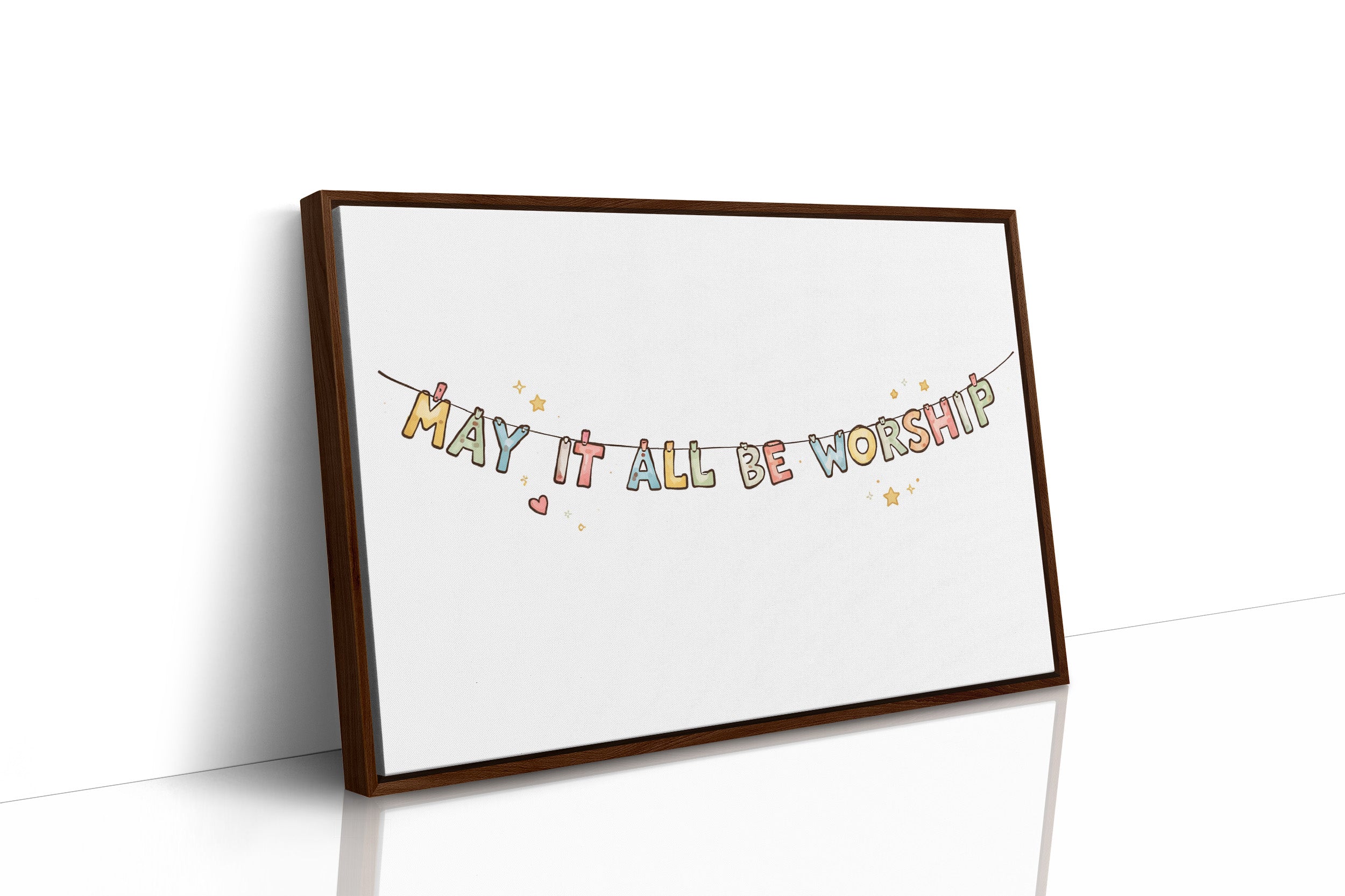 Pastel Prayer Hangs With Hope