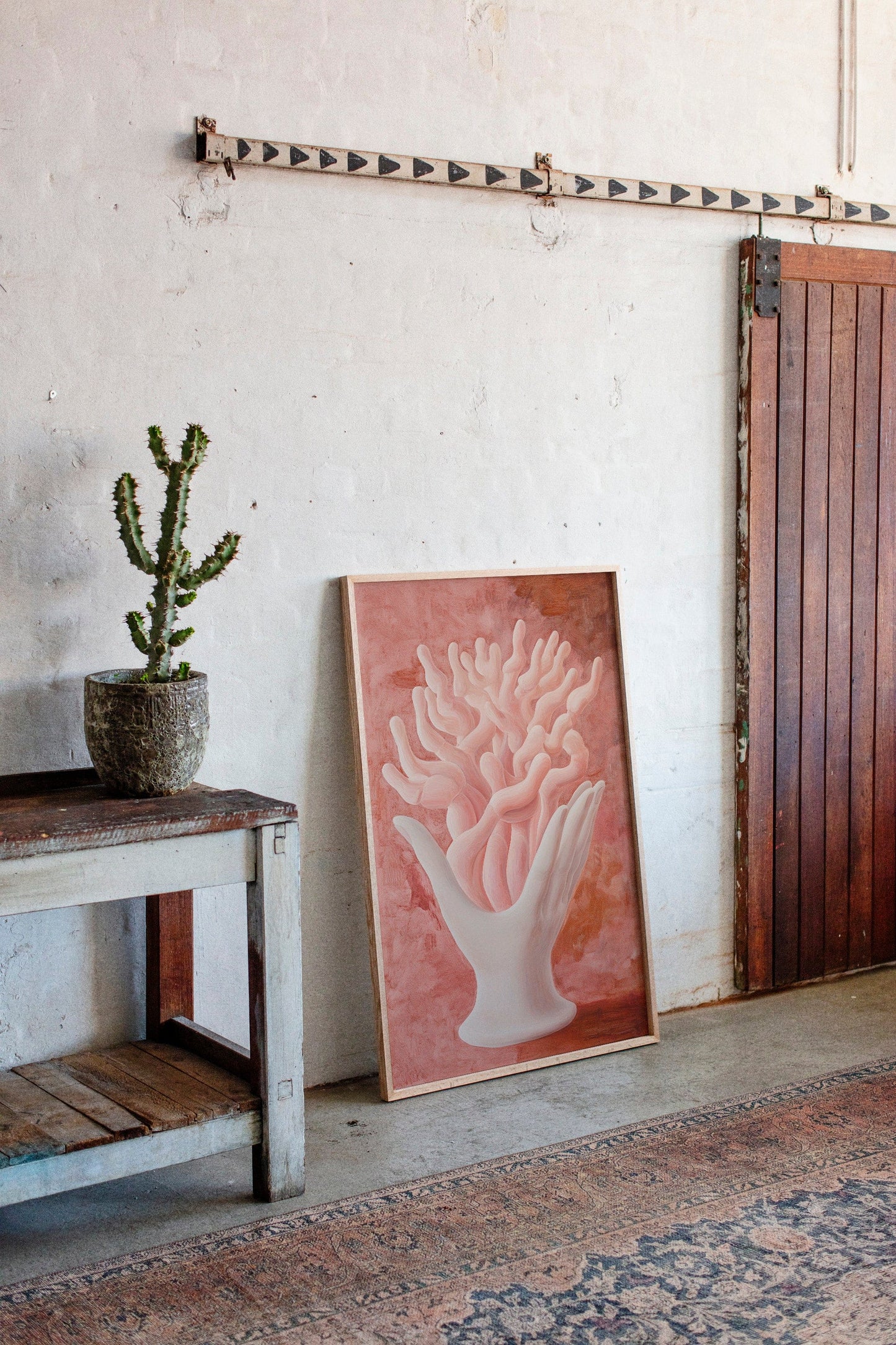 Coral Dreams In Porcelain Light