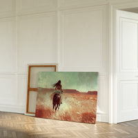 Spirit Rider Through Painted Canyons