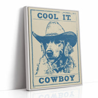 The Canine Cowboy Stands Proud