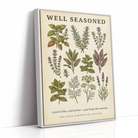 Well Seasoned: Vintage Herb Garden Chart