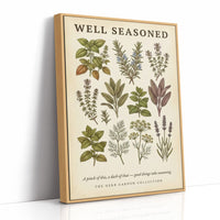 Well Seasoned: Vintage Herb Garden Chart