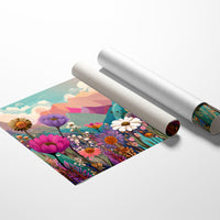 Mountain Meadows Bloom In Candy Colors
