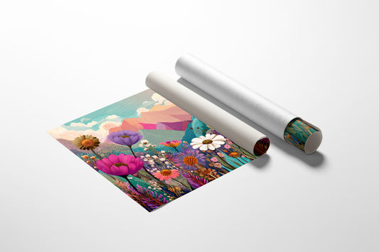 Mountain Meadows Bloom In Candy Colors