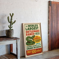 World’s Largest Rattlesnake Ranch Print
