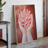 Tender Petals Rise From Open Palms