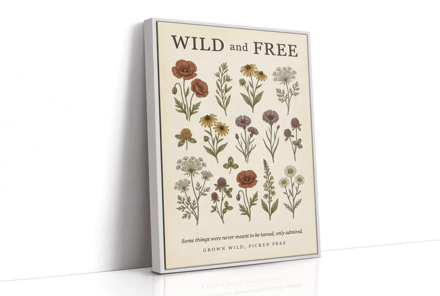 Wild and Free: Vintage Wildflower Chart