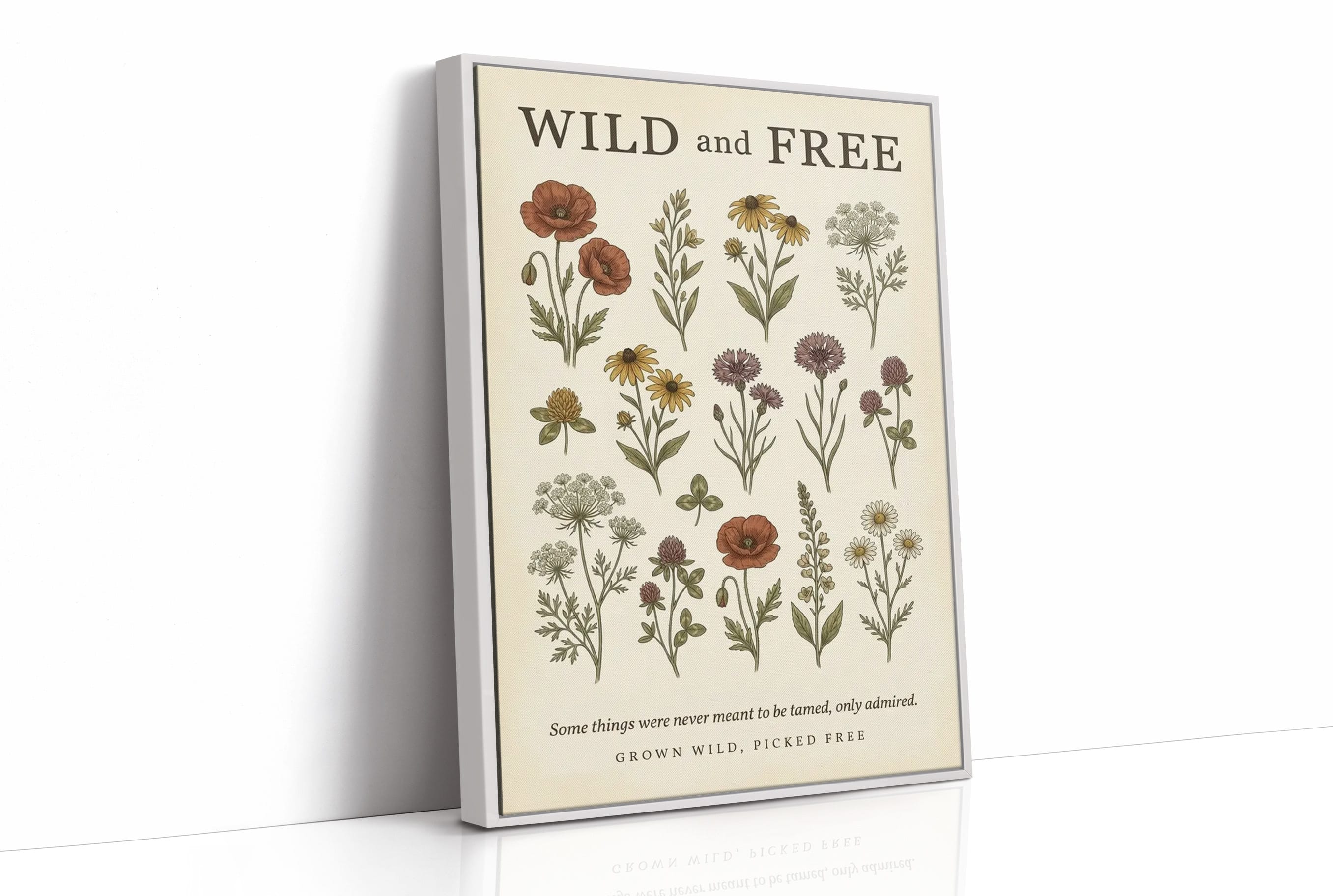 Wild and Free: Vintage Wildflower Chart