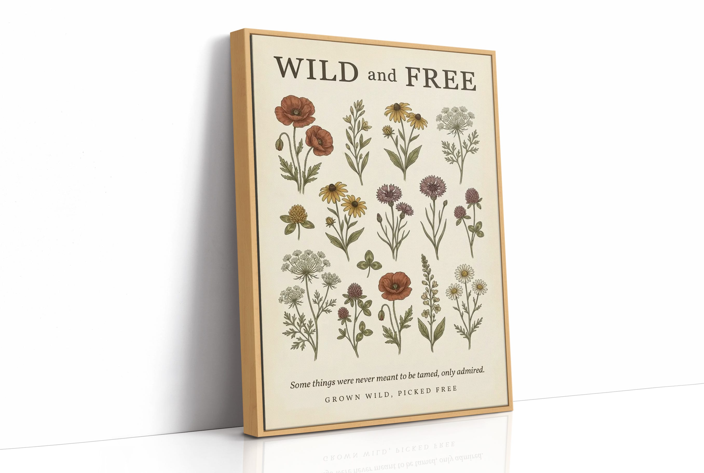 Wild and Free: Vintage Wildflower Chart