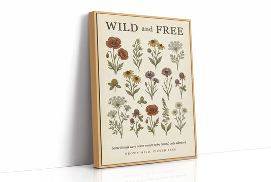 Wild and Free: Vintage Wildflower Chart