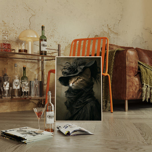 A Cat's Elegance Unveiled