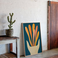 Sunlit Fingers Reach For Sky