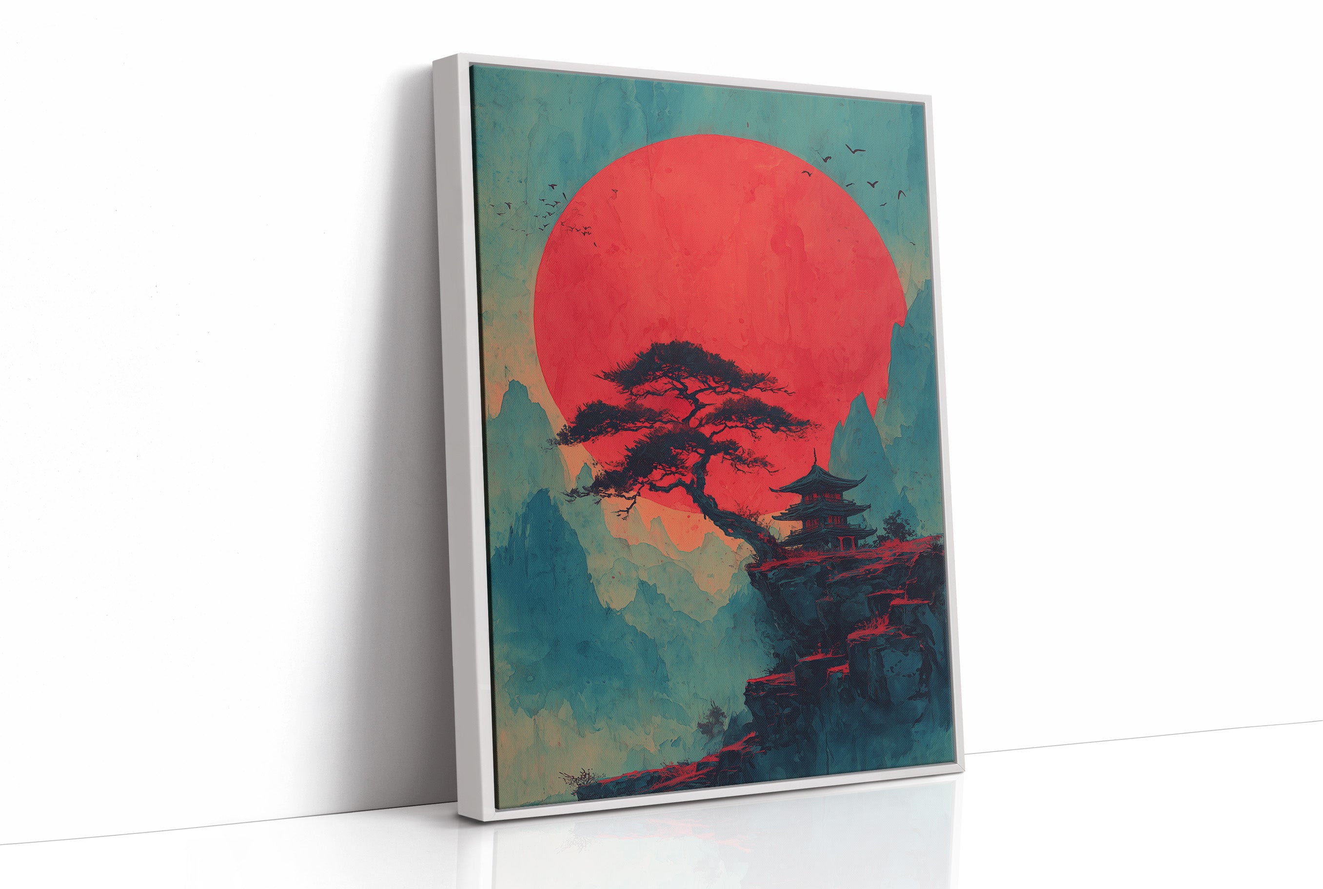 The Pagoda Watches the Red Sun