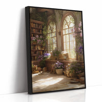 Books Bloom Where Light Enters