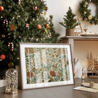 Vintage Blooms Meet Holiday Light