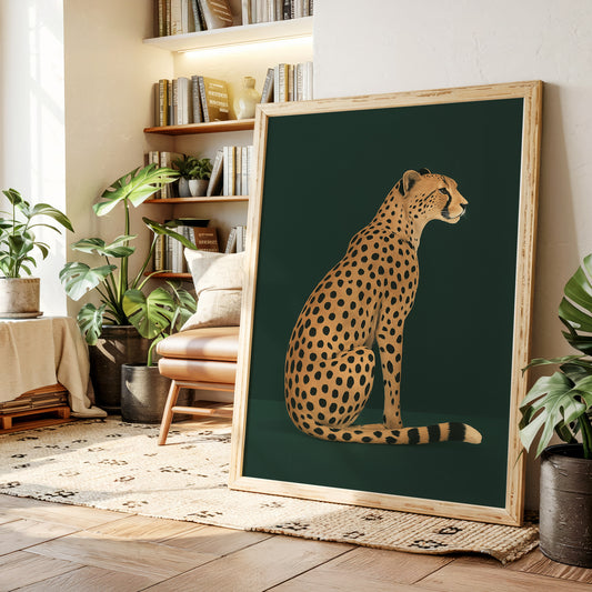 Cheetah Grace on Emerald