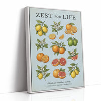 Zest for Life: Vintage Citrus Chart