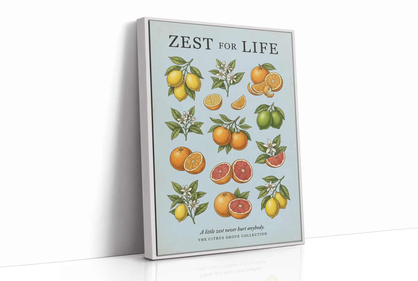 Zest for Life: Vintage Citrus Chart