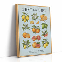 Zest for Life: Vintage Citrus Chart