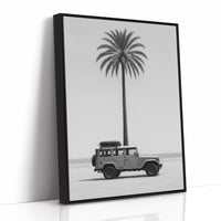 Palm Tree and Beach Cruiser Still Life