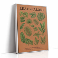 Leaf Me Alone: Vintage Tropical Houseplant Chart