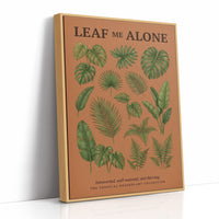 Leaf Me Alone: Vintage Tropical Houseplant Chart