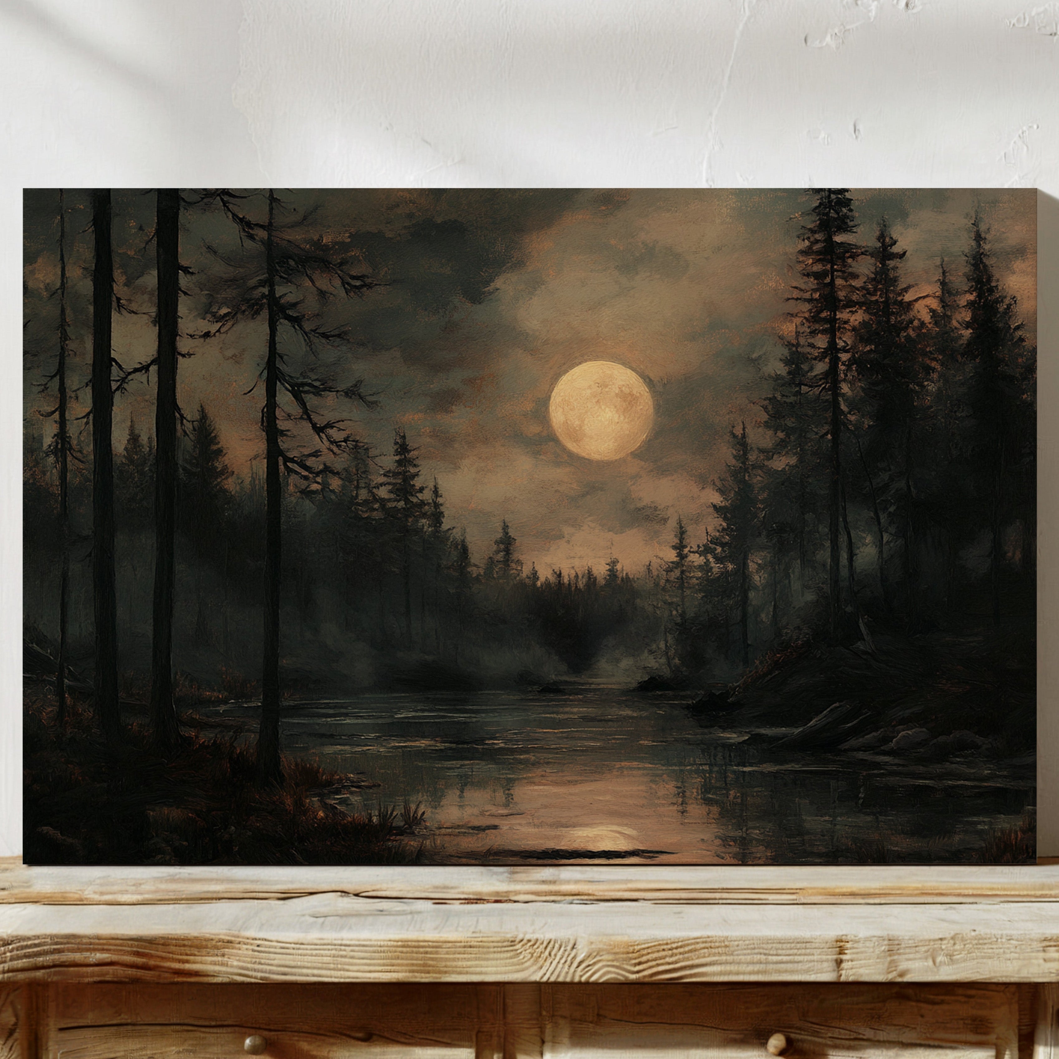 Moonlit River Carries Ancient Songs