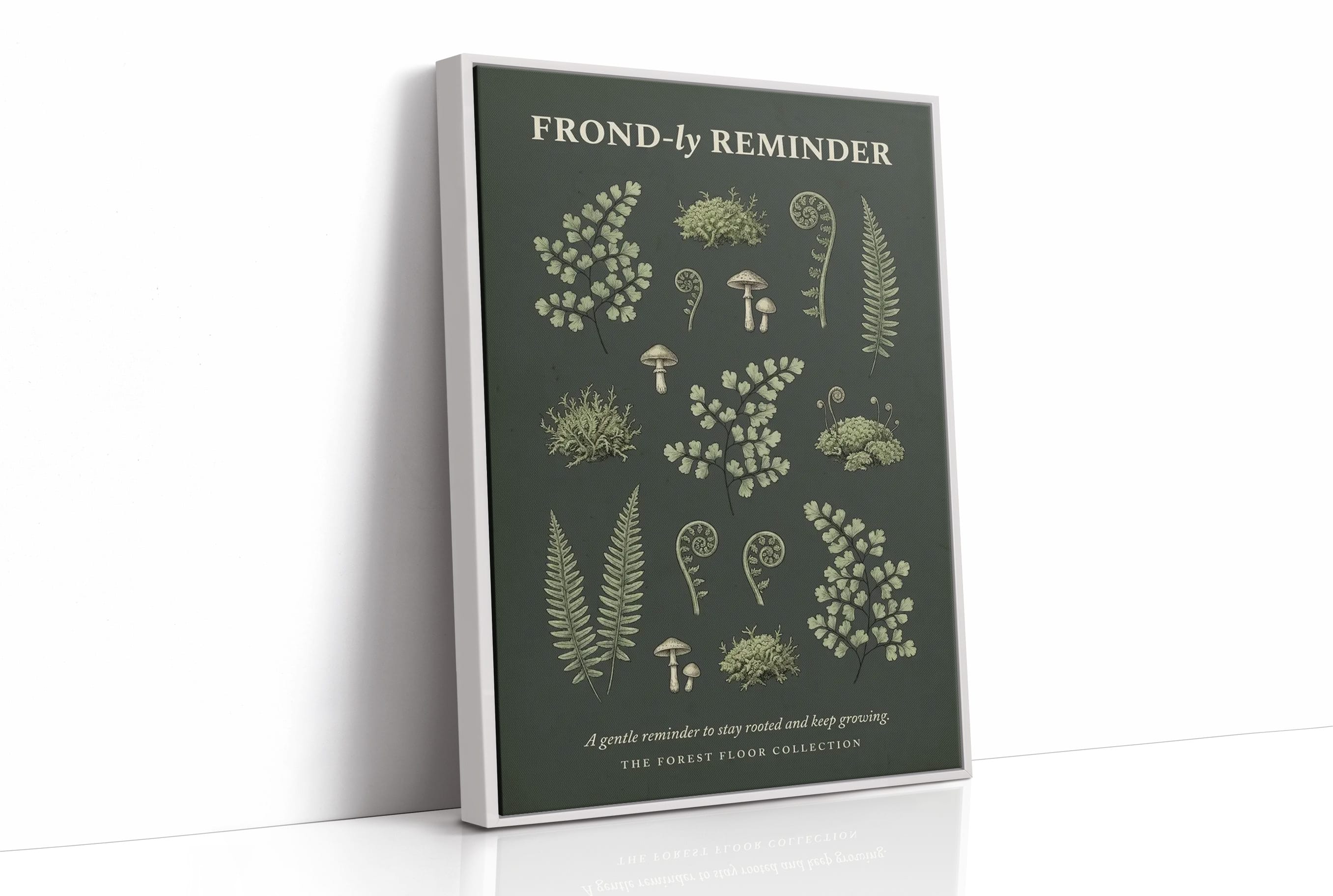 Frond-ly Reminder: Vintage Fern & Moss Chart