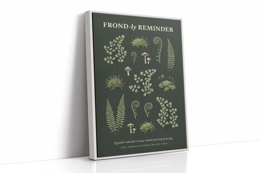 Frond-ly Reminder: Vintage Fern & Moss Chart
