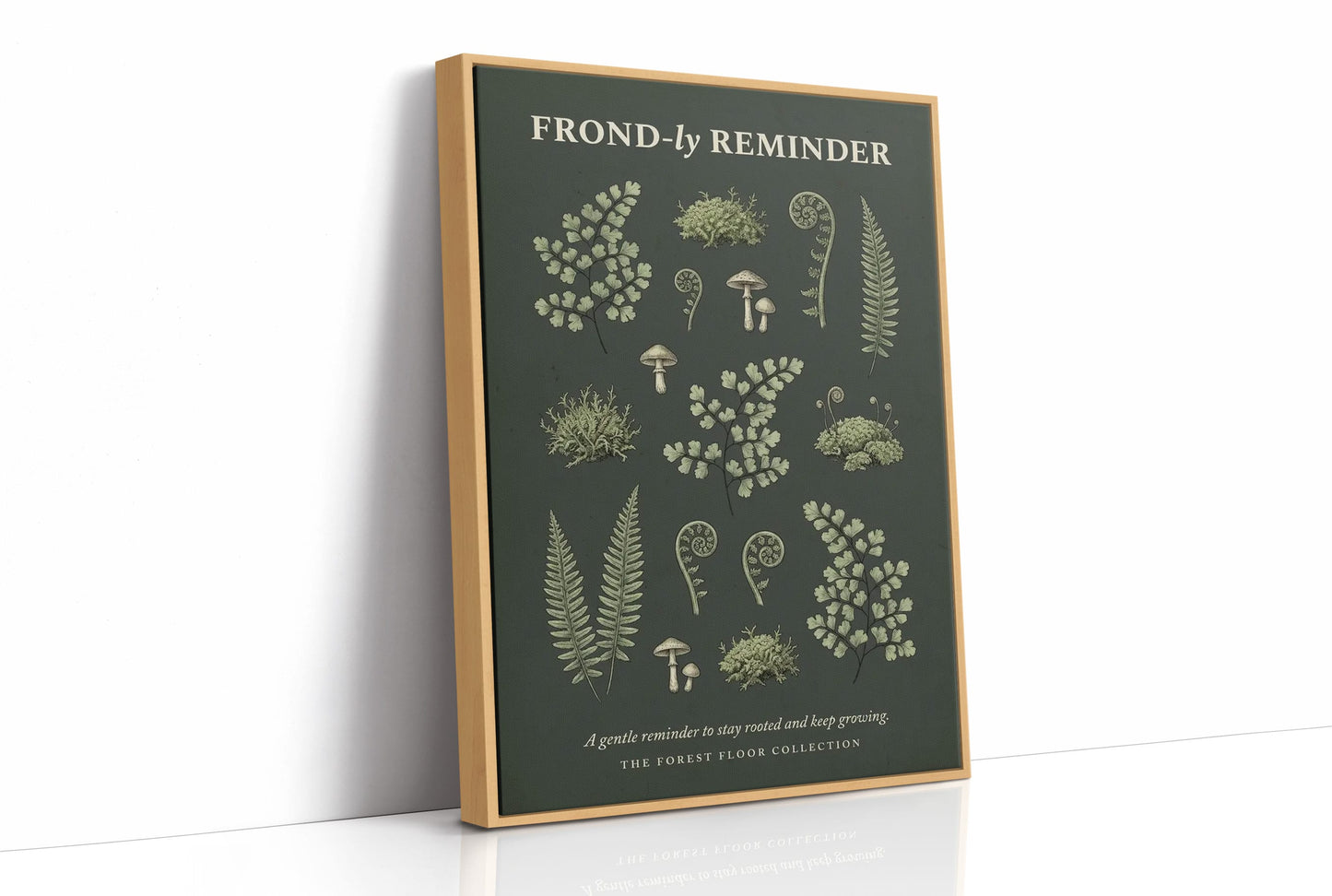 Frond-ly Reminder: Vintage Fern & Moss Chart