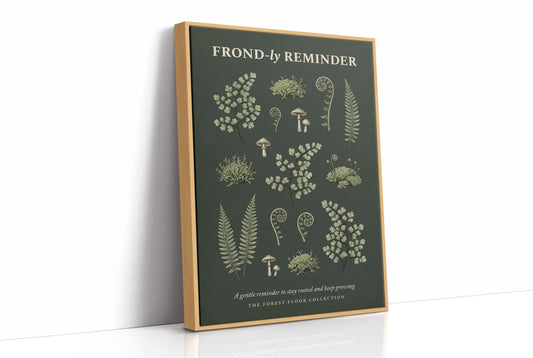 Frond-ly Reminder: Vintage Fern & Moss Chart