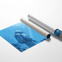 Ocean Explorer In Azure Depths