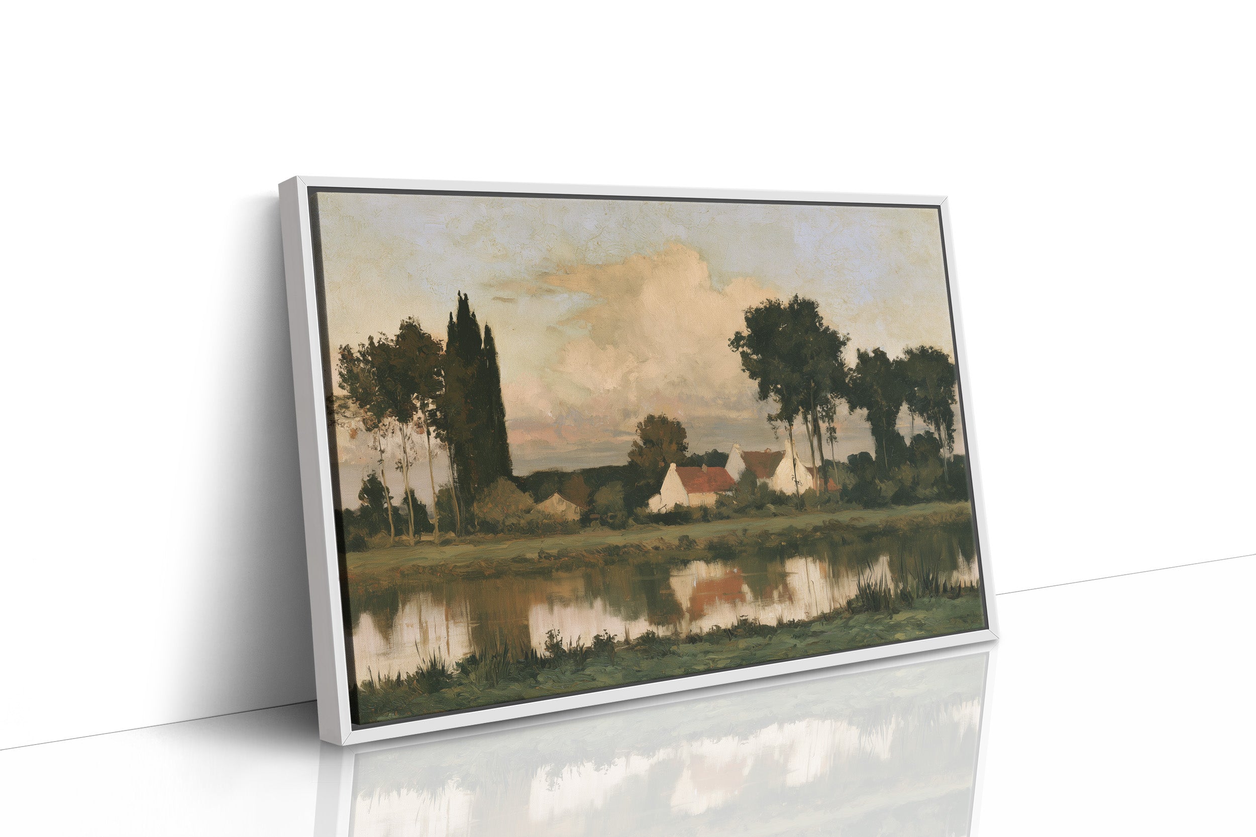 Village By Still Water