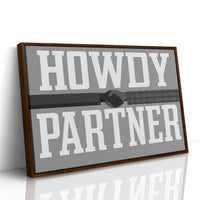 Howdy Partner Vintage Western Greeting