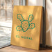 El Nopal Cactus Print – Minimalist Western Wall Art