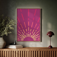 Magenta Skies Break Into Gold