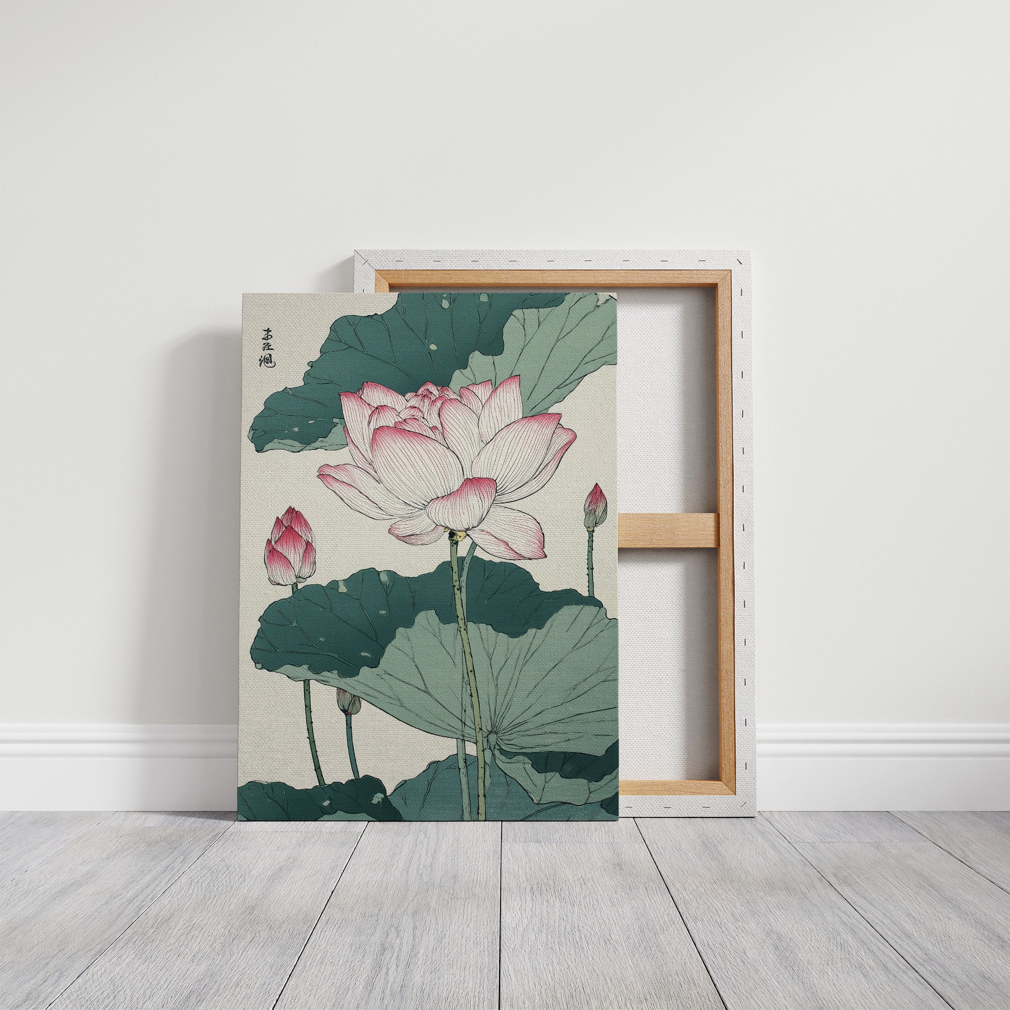 Lotus Blooms Between Library Lines