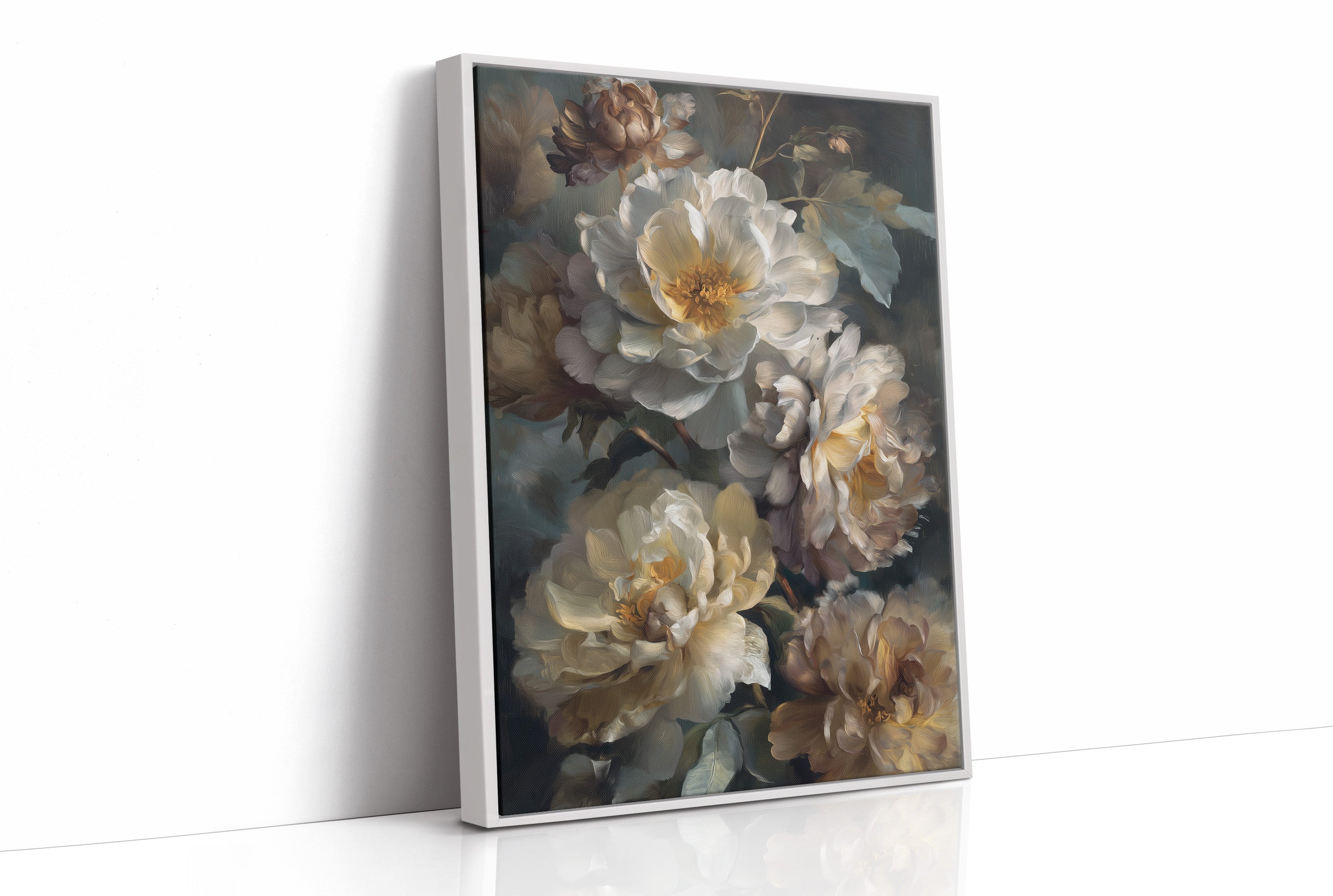 Ivory Petals Hold Golden Secrets