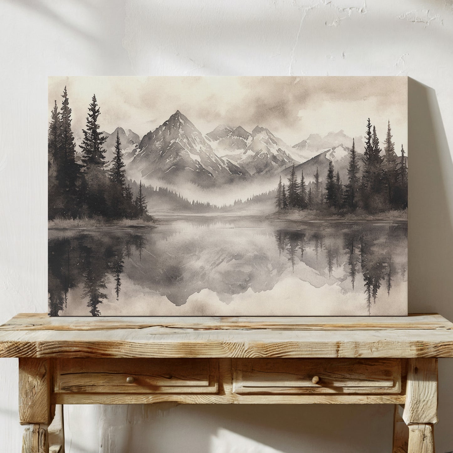 Alpine Lake Holds Mountain Memories