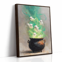 Spirits Dancing in Vibrant Mist