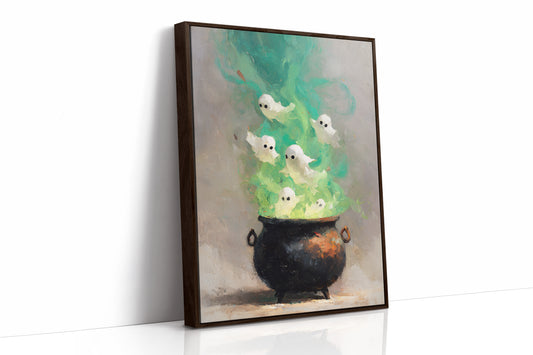 Spirits Dancing in Vibrant Mist